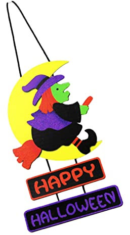 VALICLUD 1stück Türschild Halloween Dekoration Hängendes Schild Für Zuhause Witzige Holzkunst Für Garten Party Und Festtagsatmosphäre Wetterfest Und Langlebig