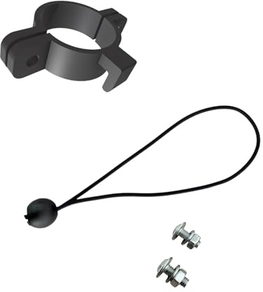 Generisch 32 mm ⌀ Halterung Planenspanner für Poolabdeckplane Poolplane – Grau – passend für Intex & Bestway (32mm - 20er Set)