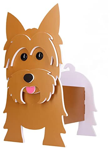 Pilipane Conteneur de Plante de Chien Mignon PVC Planteur pour Chiens Plavier à Fleurs pour décoration de Jardin intérieure Décor d'animal à Main léger Durable 31x26x17cm