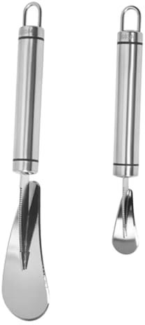 CIYODO 2pezzi Coltello Per Pompelmo in Acciaio Pelapatate Per Agrumi Utensile Da Cucina Per Sbucciare Frutta Facilmente