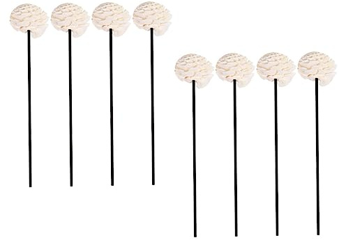 VALICLUD Accesorios de Aromaterapia Diseño de Flores de Ratán 8 Varillas Aromáticas Fragancia Natural y Apariencia Delicada para Difusores de Aroma en Habitación