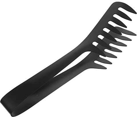 LIGIGWASH Pinzas De Acero Inoxidable Para Servir Pasta y Espaguetis Resistentes Diseño De Dientes Peine