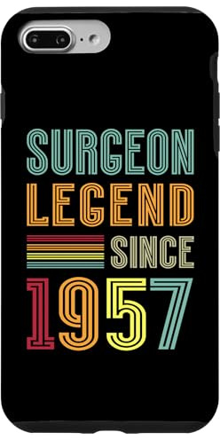 Surgery Legend 1957 69 Years Scalpel 69th Birthday Surgeon Case for iPhone 7 Plus/8 Plus
