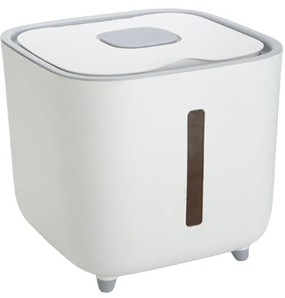 Contenedor De Arroz - Dispensador De Grano | Contenedor De Almacenamiento De Arroz | Caja De Almacenamiento De Dispensador De Cereales | Contenedores De Almacenamientoo Hermético De 10 Kg De Grano