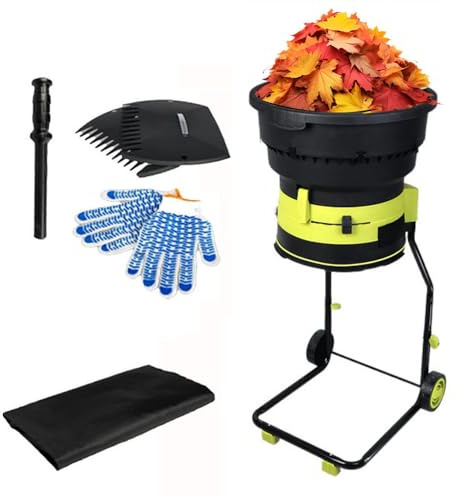 BEESOM Gartenhäcksler,Laubhäcksler,2500-W-Laubmulcher-Kompostzerkleinerer,Häckselverhältnis 17:1, Zerkleinern Von Holz Und Gartenabfällen Powercord×20m