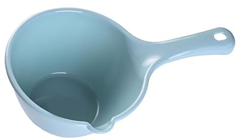 MENDUNER Mestolo Acqua Semplice in Plastica per Bagno Facile da Pulire Grande capacità per Baby Shower Uso Plastica, Peso: 90,00 G (S)