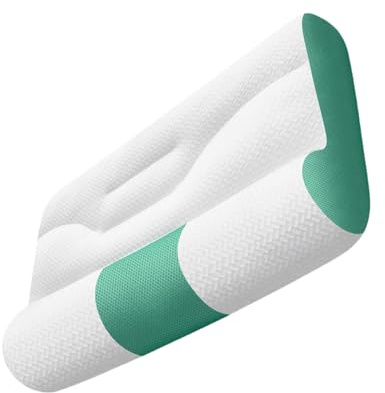 DAYLIGHE Almohada cervical de espuma viscoelástica terapéutica, transpirable, mejora el sueño, mejora el flujo de aire, almohada cervical