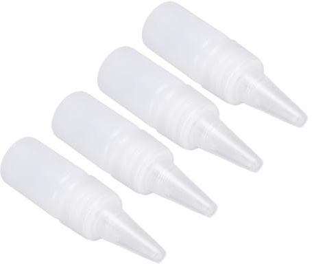 Matybobe Bottiglie da Spremere da 100 Cps, capacità 10 Ml, in Plastica Semitrasparente, Vuota, per Pittura, Artigianato, Cucina, Picnic