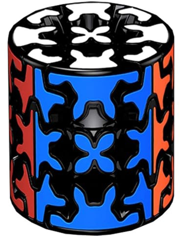 Logica Spiele – Zauberwürfel Gear Zylinder 3x3 – Puzzle-Sammlung – ohne Aufkleber – Robuster Würfel – Geschenkidee Puzzle – Reise – Puzzle für Anfänger