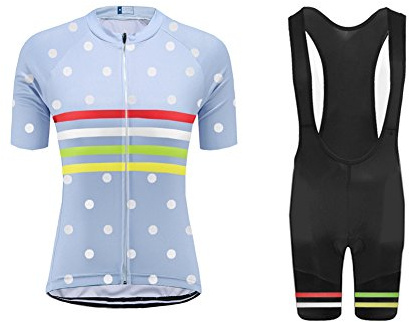 UGLY FROG Fahrradbekleidung Set Kurzarmtrikot Hose Atmungsaktiv Schnell Trocken Damen Kurzarm Radfahren Jersey Set Mountain Biking Anzug Kleidung Kompression Hosen