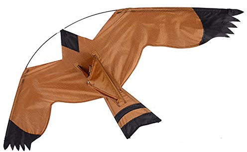 Sunneey Effaroucheur Forme Rapace Volant, Manches à Air Cerf-Volant Grand Faucon Jardin Effaroucheur Agricoles Oiseau