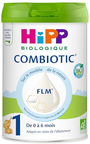 HiPP - Combiotic FLM - Lait 1 Pour Nourrissons - Boîte - 800g - BIOLOGIQUE