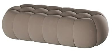 Moderne Bettbank mit Ablagefach und abnehmbarem Kissen, Schuhbank für Wohnzimmer oder Schlafzimmer, 180 cm Länge