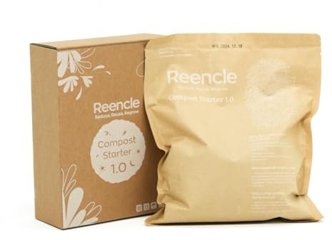 Reencle Compost Starter 1.0 | Enhanced Formula for Faster Organic Decomposition and Better Odor Control | Mineral Complex for maxium Boost & Performance | for Reencle Home Composters