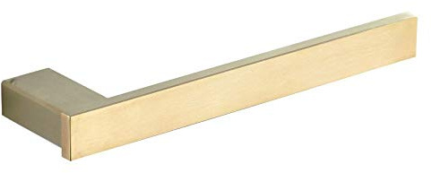 Housler® Brushed Brass Square Bathroom TOWEL holder Bar