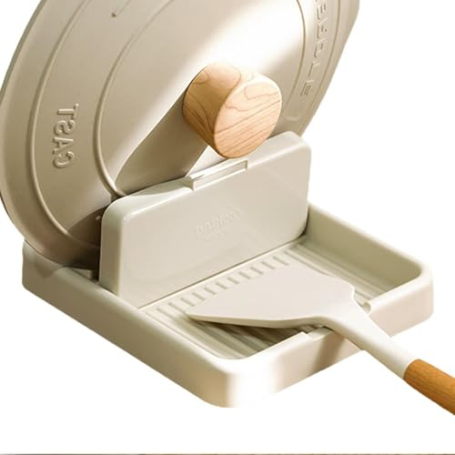 Sghtil Organizador de ollas y sartenes, organizador de tapa en maceta para gabinete - Portatapa organizador de armario de esquina plegable - Portaollas, contador de rack plegable