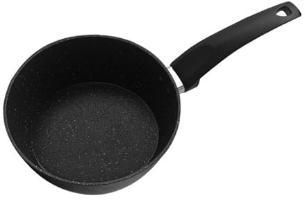 ZUGLQYSX Suppe Milch Topf Home Küche Induktion Herd Kochtopf Lange Griff Antihaft Kleine FüR Alle Herdearten(A)