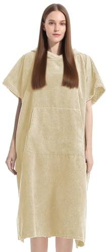 Poncho de playa, poncho de vestir, bata de baño de secado rápido, toalla cambiadora para hombres, recreación al aire libre, viajes, aguas termales, piscina, gimnasio, camping, mujeres