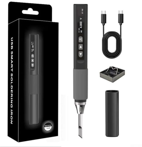 ZT-N1 Soldering Iron 96W with Display, PD/QC Fast Charging, Automatic Sleep Mode, USB-Powered Control for Electricians(ZT-N1)