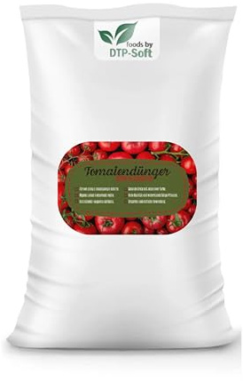 Tomatendünger 5kg/5000g - Gemüsedünger für Tomaten und Paprika - Granulat NPK Dünger für Gemüse Pflanzen - Gartendünger für Tomaten Paprika Gurken Gemüsebeet Hochbeet Balkon