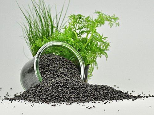 Guemmer Sand - 2,5kg - Aquarienkies, Aquariensand - Verschiedene Körnungen und Farben - Made in Germany - (2-3 mm, Schwarz)