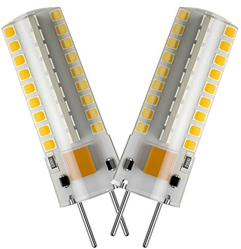 BQHY G6.35 GY6.35 AC/DC 12V 3W G6.35 LED-Glühlampe Warmweiß 2800K-3000K Bipin Sockel JC Typ 15-30W Halogen-Ersatz LED G6.35 LED / GY6.35 LED Birne(2-Packs,Nicht Dimmbar)