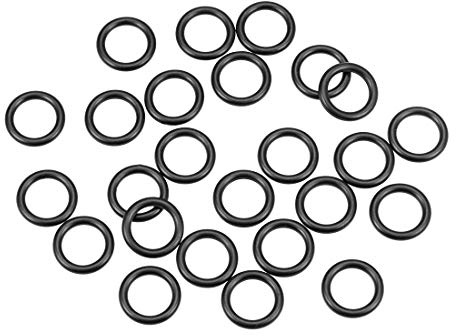 sourcing map 25Stk. Nitrilkautschuk O-Ringe 16mm AD 11mm ID 2,5mm Breite metrische Dichtungsring Dichtung