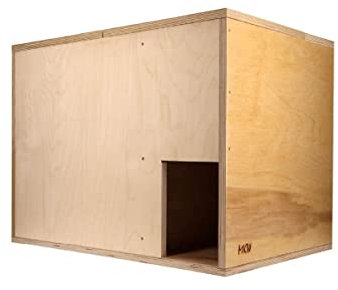 Vogelhaus - Nistkasten Für Schleiereulen MKW - Stabiler nisthaus für Wildvögel und Gartenvögel - aus ökologischem und unpoliertem wasserfestem Sperrholz - Wetterfest und Langlebig