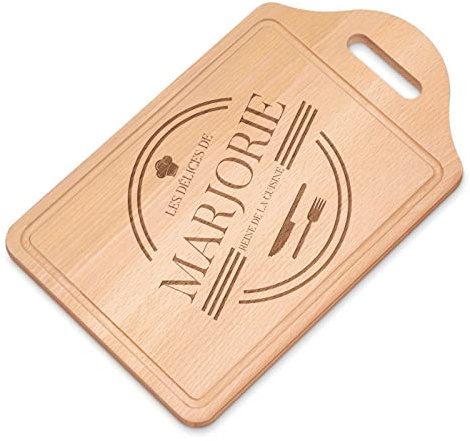 Maverton Planche à découper personnalisée pour femme, Plateau aperitif | Plateau aperitif gravé pour maman, Planche dégustation décorative pour amie, anniversaire, ustensile de cuisine, Délices