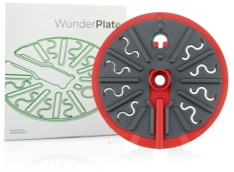 Wundermix - WunderPlate® (mit Träger) für Monsieur Cuisine | Messerabdeckung-Wechselscheibe für WunderPeeler, schonendes Vakuum-Garen, Sous-vide, Slowcooking, kinderleichte Montage