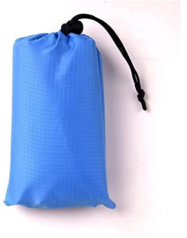Gemütliche Campingmatratze 140 * 200 cm Tasche Picknick Wasserdichte Strandmatte Sandfreie Decke Camping Outdoor Picknick Zelt Falten Abdeckung Bettwäsche Campingmatratze 160x180 ( Color : Blue , Size