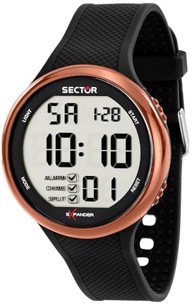 Sector No Limits Herrenuhr, Digital, 46 mm, EX-17-Kollektion, Geschenk für Männer R3251277002
