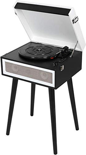 CNBYDK Lettore di vinili Vintage, Giradischi in Vinile Bluetooth 5.0 33/45/78 Giri/min Fonografo Domestico per Dischi in Vinile da 7/10/12 Pollici Giradischi in Vinile grammofo