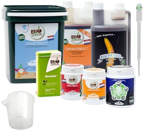 Weedness BioTabs Starterpack Big ALL - Naturdünger Grow Flüssig Bio Orchideen Bonsai Organische Dünger Set Kit