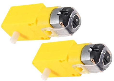 PartyKindom 2stücke Dc Getriebemotor Mit Doppelachse Hochpräziser Smart Motor Für Rc Und Roboterprojekte Installieren Langlebig Und Anpassbar