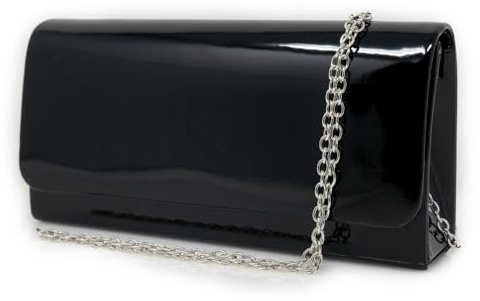 Emila Pochette donna elegante cerimonia di vernice lucida elegante da ragazza signora borsa a mano piccola borsetta sera clutch bag giorno matrimonio comunione battesimo primavera estate 2026