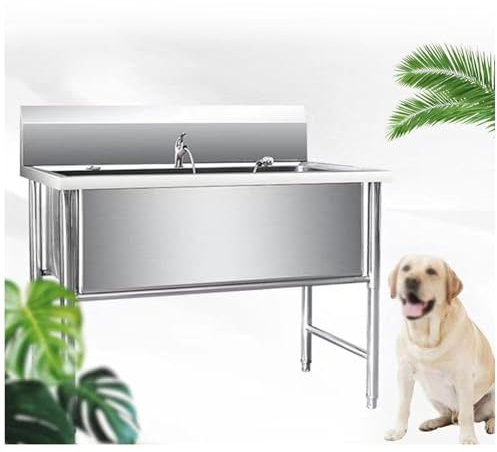 135 depth 50,Dog Grooming Bathtub Station, Wash Shower Sink for Large Dogs, Dog Washing Station, Pet Wash Bath Station, Dog Grooming Tub