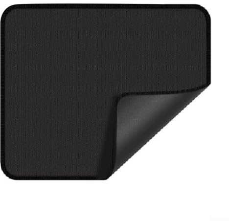 Homeponnew Alfombrilla de silicona resistente al calor para barbacoa al aire libre, almohadilla ignífuga de fibra de vidrio de doble cara para estufa, quemador de horno, protector de suelo de barbacoa