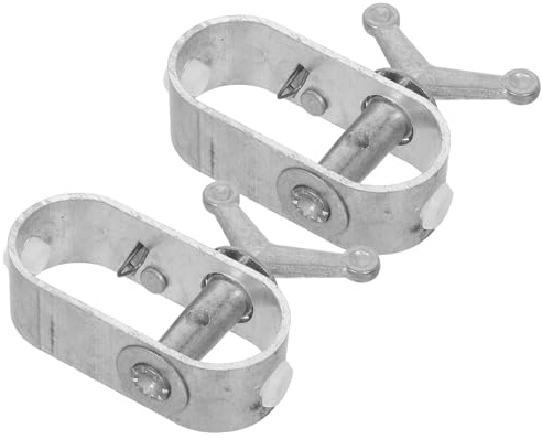 YOSADIER Tendeur de Câble Métallique en Acier A3 Résistant 2 Pcs Mini Tendeur pour Serrage et Treuil pour Vigne Piscine et Jardin Outil de Tension Polyvalent et Solide