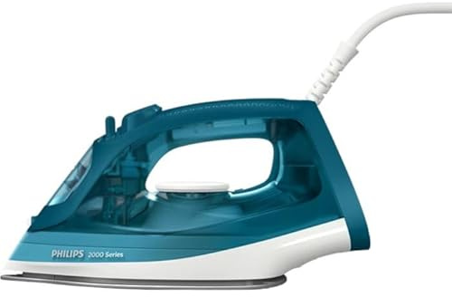 Philips 2000-Serie Dampfbügeleisen - Bis zu 25 g/min Dauerdampf. 2000W. 250 ml Wassertank. 4 Dampfstufen. Keramiksohle. Leichtes Gewicht für Leichtes Bügeln. Marineblauw(DST2030/90)