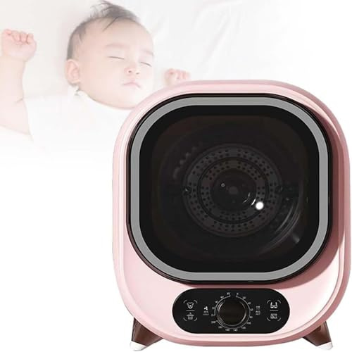 Mini Electric Clothes Dryer, Portable Spin Dryer, 5kg Vented Compact with Stainless Steel Tub - Ideal for Small Spaces