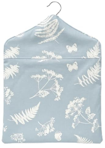 Jolee Fabrics Premium Oilcloth Peg Bags with Wooden Hanger - Large Waterproof Peg Bag, Clothes Clip Storage Perfect for Any Washing Line…