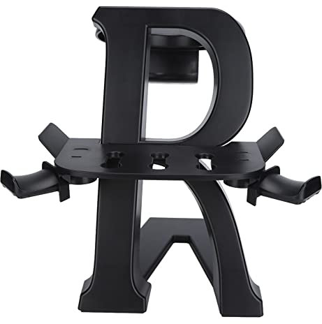 VR-Ständer, VR-Headset-Display-Halter Tragbares Objektiv freundlich für Rift S für HTC Vive für Oculus Quest 2(Schwarz)