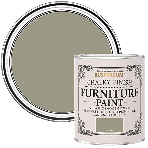 Rust-Oleum Shabby Chic grün Vintage Kreidefarbe für Möbel, wasserbasiert, geruchsarm - Verwurzelt 750ML