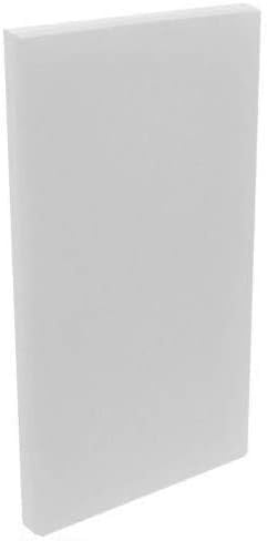STOP SOUND Panneau acoustique 124x64x5 pour studio, bureau, maison, haute qualité, absorption du bruit (Blanc)