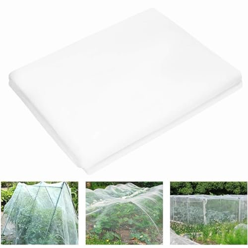 Filet Anti Insecte pour Potager, Filet Anti Oiseaux, Exterieur Filet Poulailler, Grillage Anti Rongeur Anti-UV Filet de Protection pour Plante Exterieur, Blanc (Taille : 3x20m)
