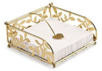 Ambiente Serviettenhalter gold für Servietten 33 x 33 cm, 1940 2231