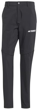 adidas Herren Terrex Multi Zip Off Pants, Black, 38W