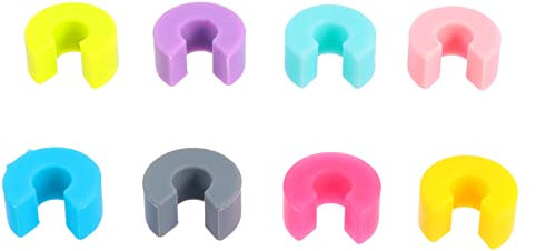 COLLBATH Weinglas- Aus Silikon Runde Glasmarker Trinkgeschirr-etiketten Für Weihnachten Ktv-bars Nachtclubs