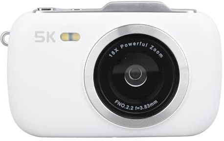 5K Digital Camera, 80MP Digital Cameras for Photography, Autofocus Point and Shoot Small Camera, Portable Compact Vlogging Camera with 16X Zoom, 2.8 Inch Screen Compact Photo